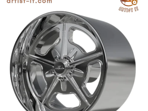 BILLET SPECIALATIES BONNEVILLE CONVENTIONAL WHEEL 3D Print Model