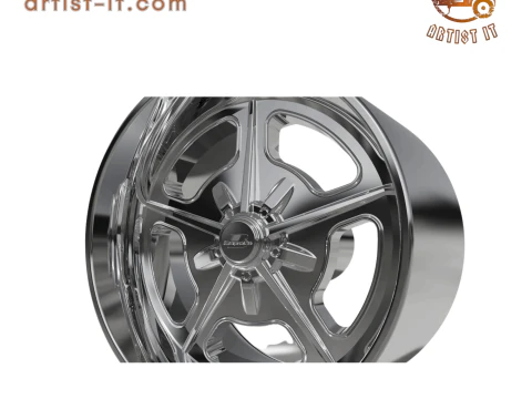 BILLET SPECIALATIES BONNEVILLE CONVENTIONAL WHEEL 3D Print Model
