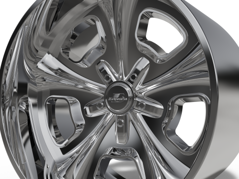 BILLET SPECIALATIES CROSSOVER WHEEL 3D-Druckmodell
