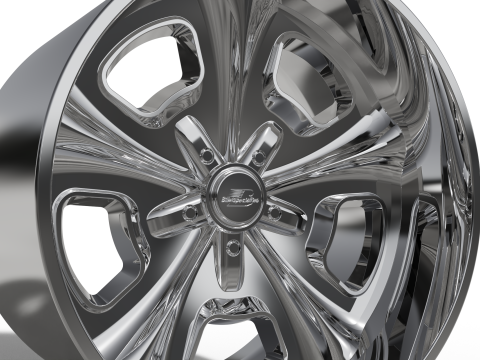BILLET SPECIALATIES CROSSOVER WHEEL 3D-Druckmodell