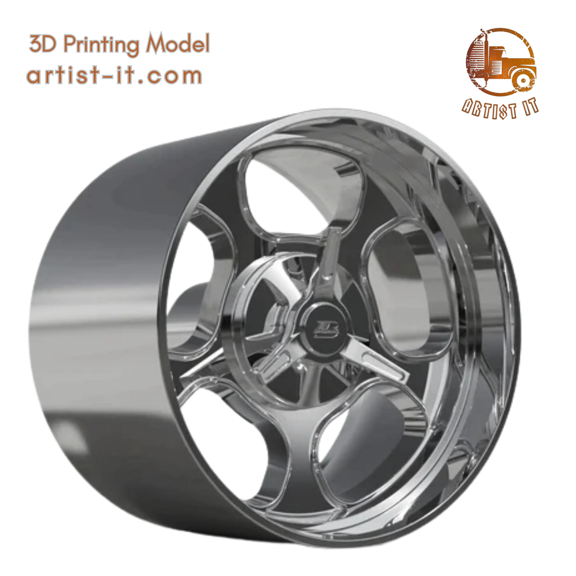 BILLET SPECIALATIES DRAGSTER WHEEL 3D Print Model .c4d .max .obj .3ds .fbx .stl .blend 