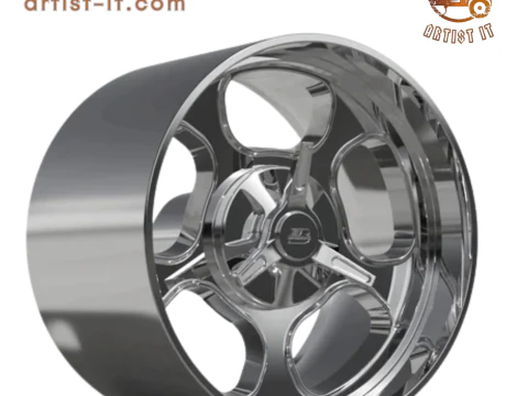 BILLET SPECIALATIES DRAGSTER WHEEL 3D Print Model