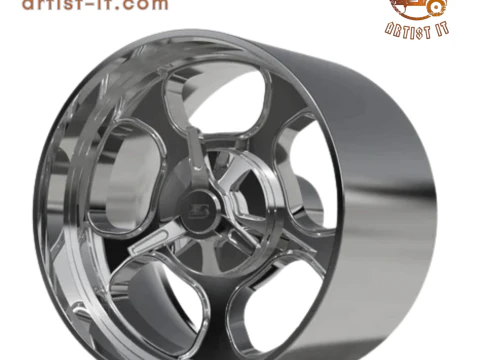 BILLET SPECIALATIES DRAGSTER WHEEL 3D Print Model