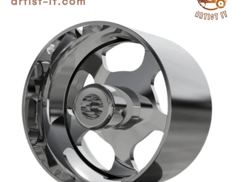 BILLET SPECIALATIES DRAGSTER WHEEL 3D Print Model