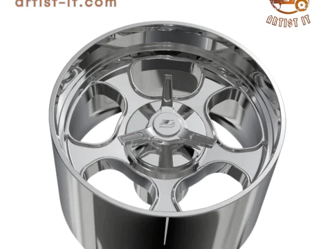 BILLET SPECIALATIES DRAGSTER WHEEL 3D Print Model