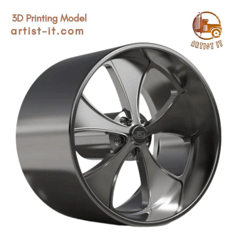 BILLET SPECIALATIES FUELIE WHEEL 3D Print Model .c4d .max .obj .3ds .fbx .stl .blend 