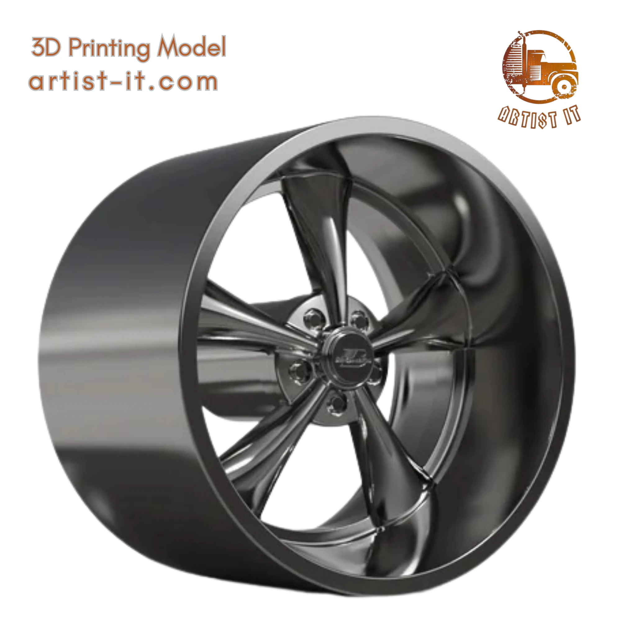 BILLET SPECIALATIES Magneto WHEEL 3D Print Model .c4d .max .obj .3ds .fbx .stl .blend 