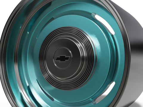 BILLET SPECIALATIES MOTOR CITY WHEEL 3D प्रिंट मॉडल