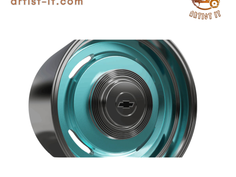 BILLET SPECIALATIES MOTOR CITY WHEEL 3D Print Model