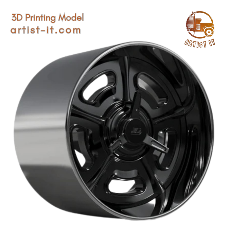 BILLET SPECIALATIES PALMDALE V2 WHEEL 3D Print Model .c4d .max .obj .3ds .fbx .stl .blend