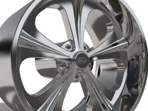 BILLET SPECIALATIES RAIL TAIL WHEEL 3D 打印模型