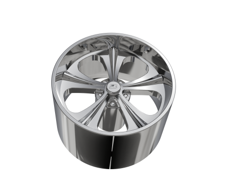 BILLET SPECIALATIES RAIL TAIL WHEEL 3D 打印模型