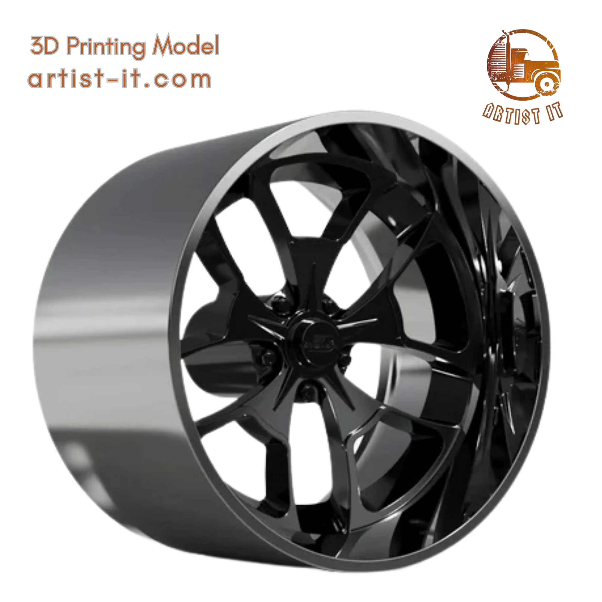 BILLET SPECIALATIES REAPER WHEEL 3D Print Model .c4d .max .obj .3ds .fbx .stl .blend 