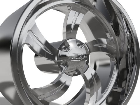BILLET SPECIALATIES SLG02 WHEEL 3Dプリントモデル