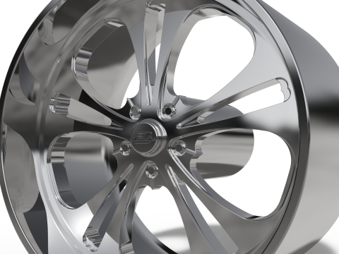 BILLET SPECIALATIES SLG05 WHEEL 3D 프린트 모델