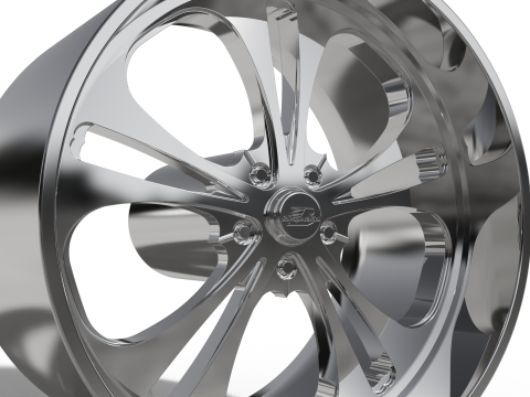 BILLET SPECIALATIES SLG05 WHEEL 3D 프린트 모델
