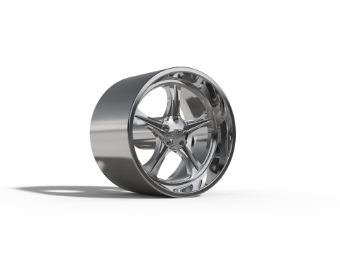BILLET SPECIALATIES SLG20 - HOLLOWPOINT WHEEL Modelo de Impressão 3D