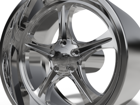 BILLET SPECIALATIES SLG20 - HOLLOWPOINT WHEEL 3D Print Model