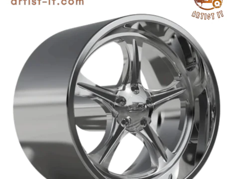 BILLET SPECIALATIES SLG20 - HOLLOWPOINT WHEEL 3D Print Model
