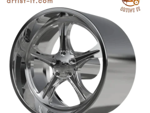 BILLET SPECIALATIES SLG20 - HOLLOWPOINT WHEEL 3D Print Model