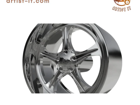 BILLET SPECIALATIES SLG20 - HOLLOWPOINT WHEEL 3D Print Model