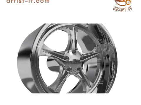 BILLET SPECIALATIES SLG20 - HOLLOWPOINT WHEEL 3D Print Model
