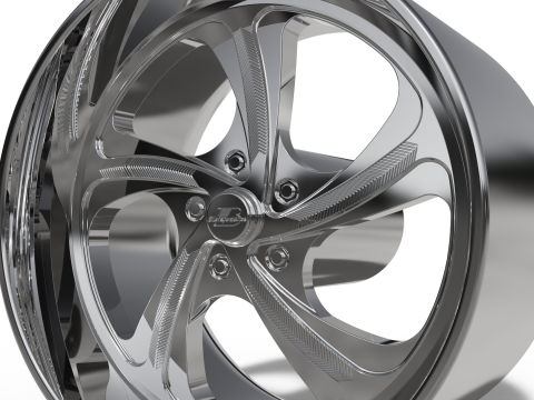 BILLET SPECIALATIES SLG25 - DIAMONDBACK WHEEL 3D Принт Модель