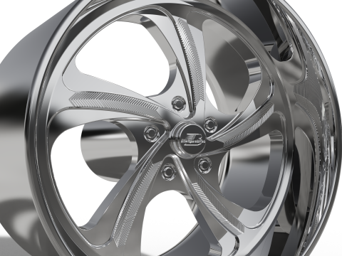 BILLET SPECIALATIES SLG25 - DIAMONDBACK WHEEL 3D Принт Модель