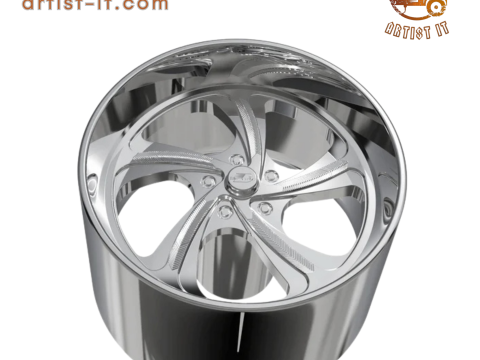 ビレットスペシャルティ SLG 25 - ダイヤモンドバックホイール 3Dプリントモデル