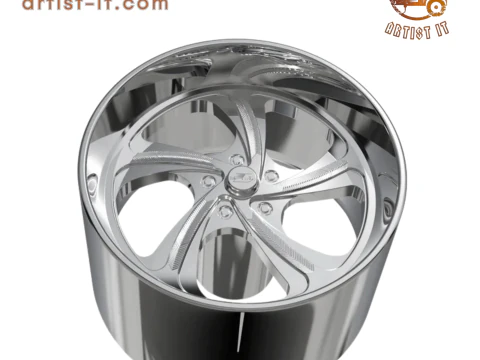 BILLET SPECIALATIES SLG25 - DIAMONDBACK WHEEL 3D Print Model