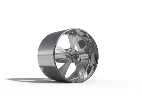BILLET SPECIALATIES SLG53 - TALLADEGA WHEEL Modelo de Impressão 3D