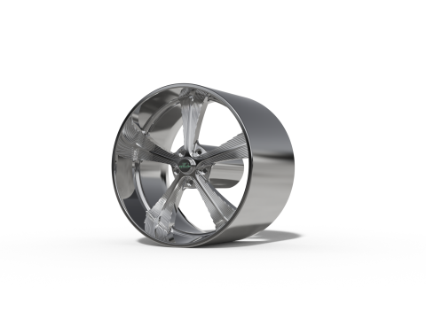 BILLET SPECIALATIES SLG53 - TALLADEGA WHEEL 3D Print Model