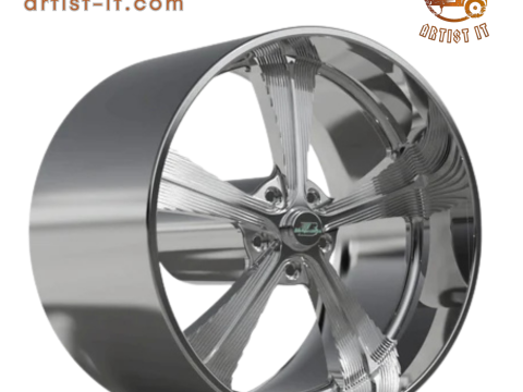 BILLET SPECIALATIES SLG53 - TALLADEGA WHEEL 3D Druckmodell
