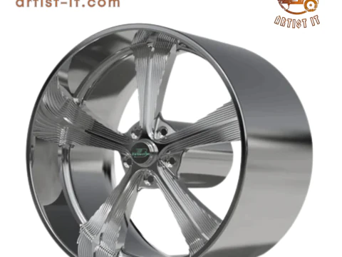 BILLET SPECIALATIES SLG53 - TALLADEGA WHEEL 3D Print Model