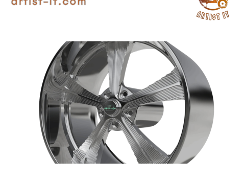 ビレットスペシャルティ SLG 53 - タラデガ ホイール 3Dプリントモデル