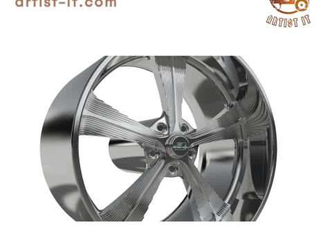 BILLET SPECIALATIES SLG53 - TALLADEGA WHEEL 3D Print Model