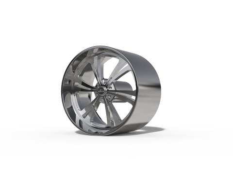 BILLET SPECIALATIES SLG56 - SWEEP 6 WHEEL Model Cetak 3D