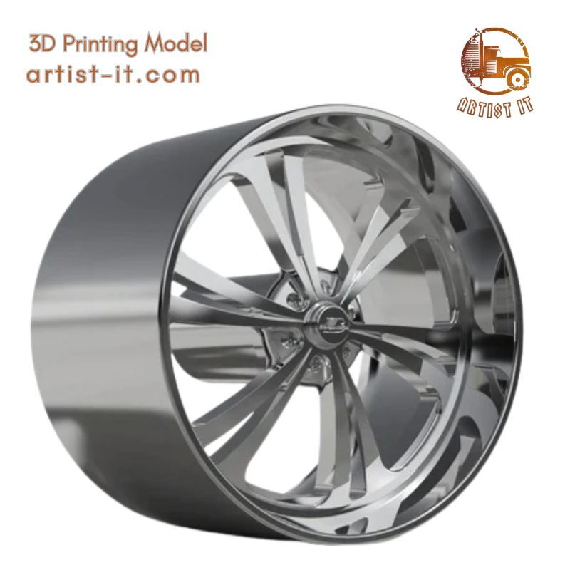 BILLET SPECIALATIES SLG56 - SWEEP 6 WHEEL 3D Print Model .c4d .max .obj .3ds .fbx .stl .blend 