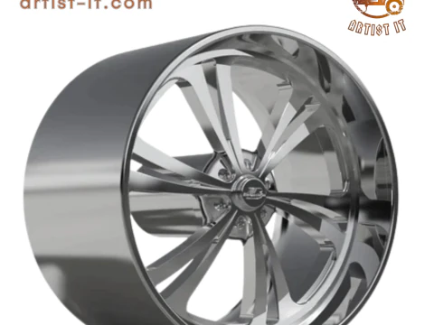 BILLET SPECIALATIES SLG56 - SWEEP 6 WHEEL 3D Print Model