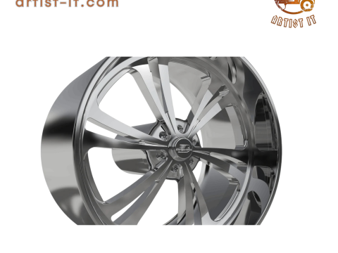 BILLET SPECIALATIES SLG56 - SWEEP 6 WHEEL 3D Print Model