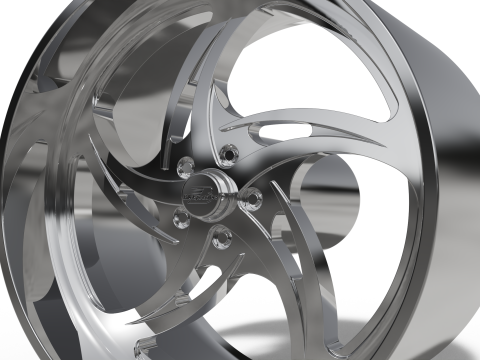BILLET SPECIALATIES SLG85 - HURRICANE WHEEL Modelo de Impressão 3D