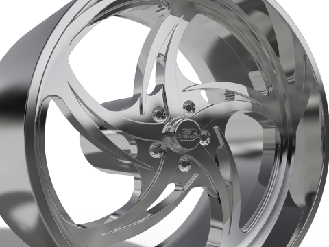 BILLET SPECIALATIES SLG85 - HURRICANE WHEEL Modelo de Impressão 3D