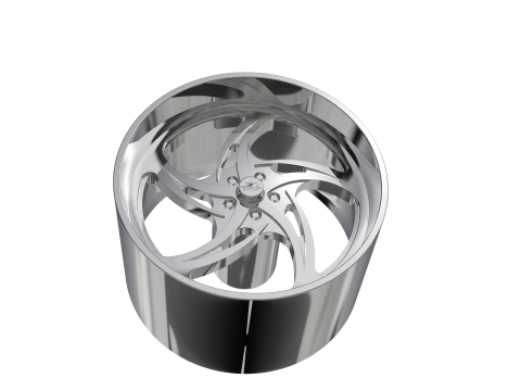 BILLET SPECIALATIES SLG85 - HURRICANE WHEEL Modelo de Impressão 3D