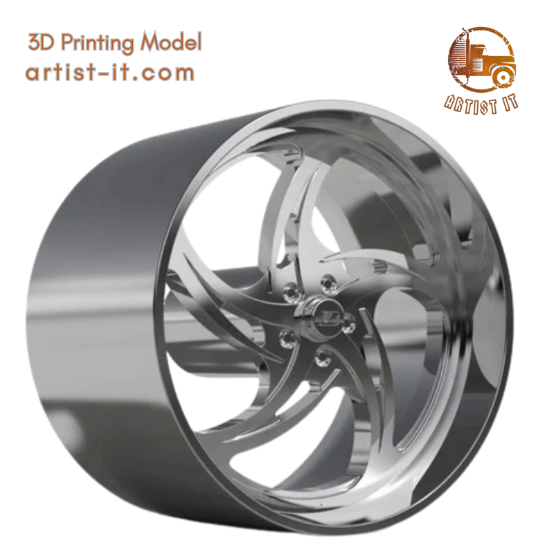 特殊钢坯 SLG 85 - 飓风轮 3D 打印模型 .c4d .max .obj .3ds .fbx .stl .blend 