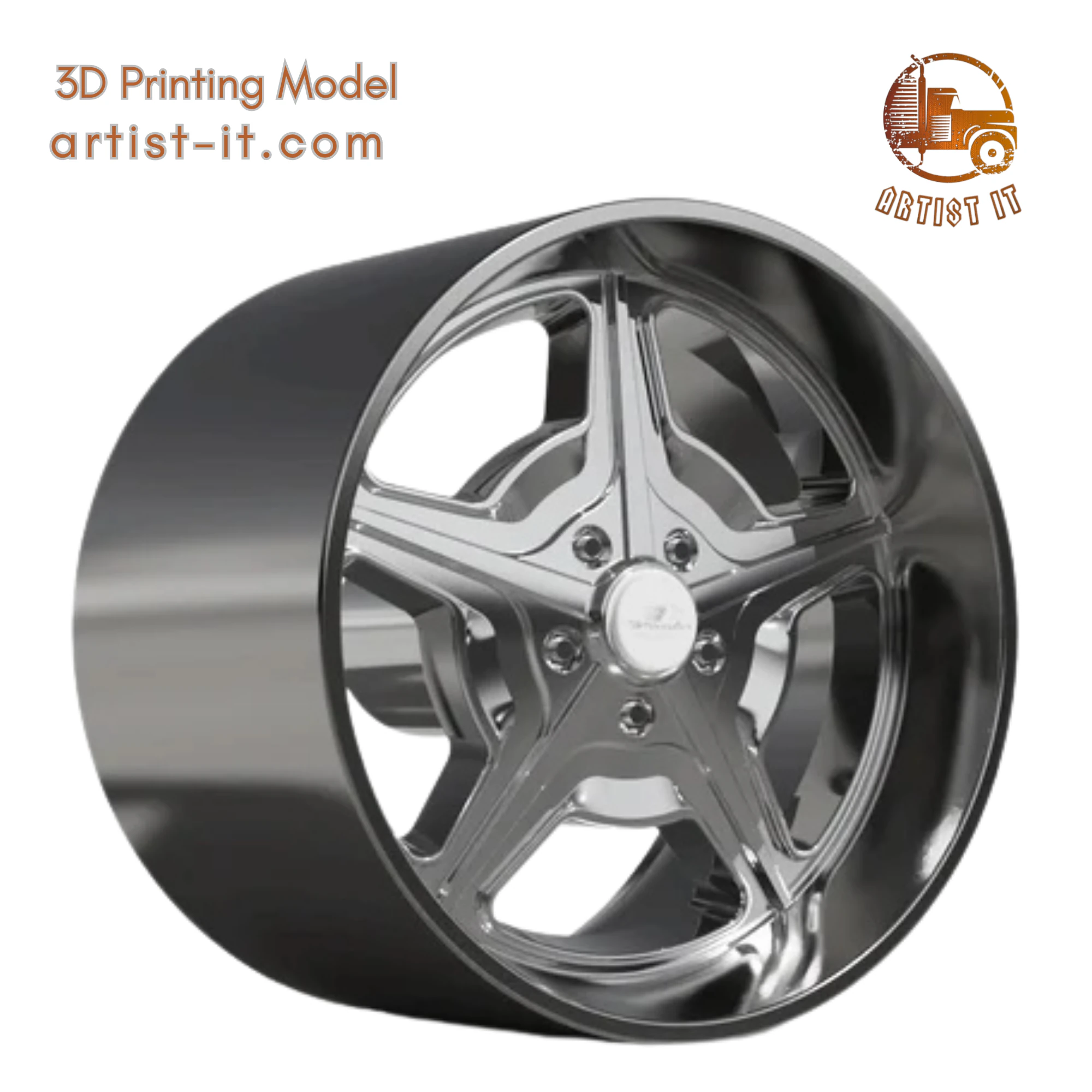 BILLET SPECIALATIES Speedway WHEEL 3D Print Model .c4d .max .obj .3ds .fbx .stl .blend 