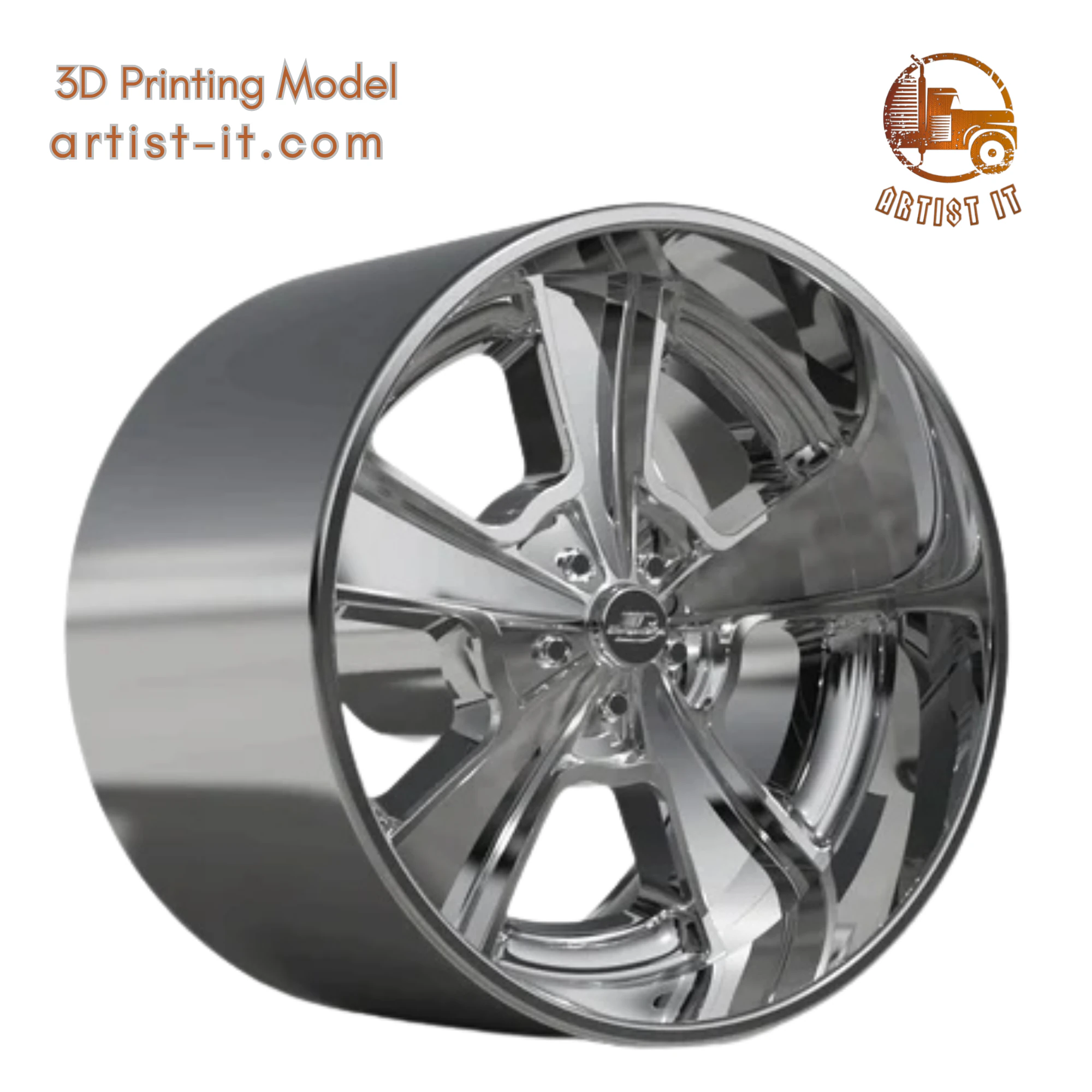 BILLET SPECIALATIES WHEEL 3D Print Model .c4d .max .obj .3ds .fbx .stl .blend 