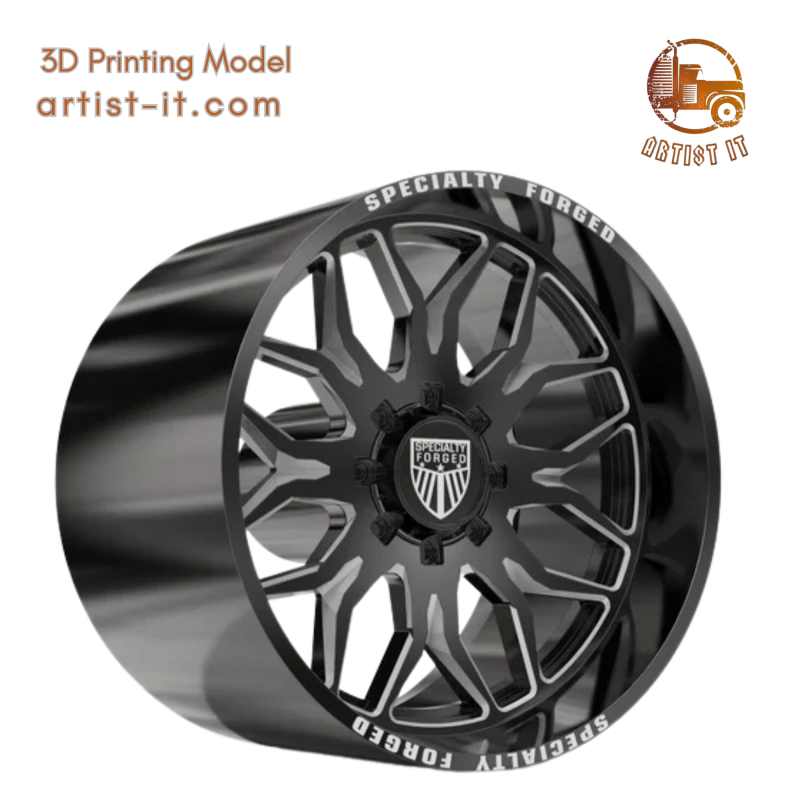 СПЕЦІАЛЬНЕ КОВАНЕ КОЛЕСО C702 ELITE УВОГНАНЕ 3D Принт Модель .c4d .max .obj .3ds .fbx .stl .blend 