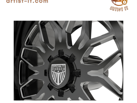 СПЕЦІАЛЬНЕ КОВАНЕ КОЛЕСО C702 ELITE УВОГНАНЕ 3D Принт Модель