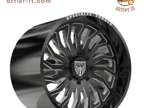 특수 단조 C703 엘리트 오목 휠 3D 프린트 모델