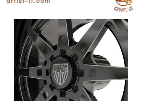 特殊锻造 C705 ELITE 凹轮 3D 打印模型